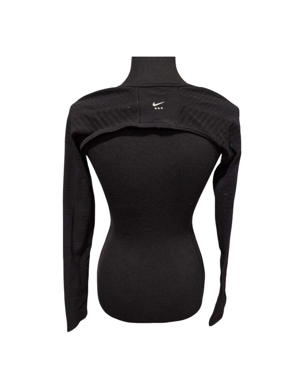 Nike x MMW Matthew M. Williams Black Mesh Shrug Bolero XS